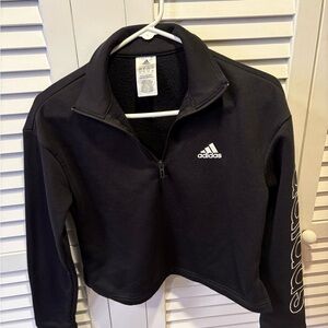 Adidas Black Quarter-Zip Pullover